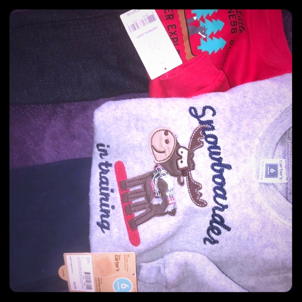 2 TWO-PIECE Carters Outfits